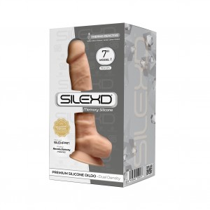 Silexd 7" Model 1 - Flesh, Thermo Reactive Premium Silicone Memory