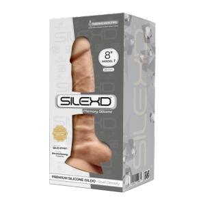 Silexd 8" Model 1  - Flesh ,Thermo Reactive Premium Silicone Memory HUSH Canada 1