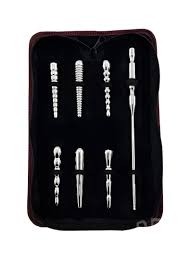 Rouge Stainless Steel Penis Plug Set with Handle