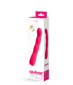 Vedo Quiver Plus Rechargeable Vibe Pink HUSH Canada