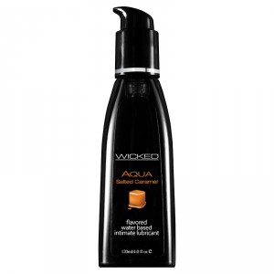 Wicked Aqua Salted Caramel Lubricant 4.0oz