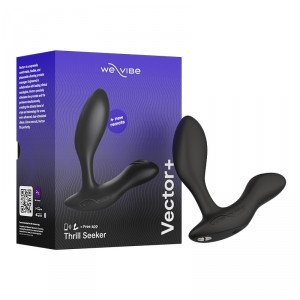 We-Vibe Vector + Prostate Massager Charcoal Black 