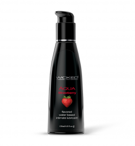 Wicked Aqua Strawberry Lubricant 4.0oz 