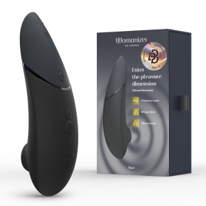 Womanizer Next 3D Pleasure Air Stimulator with Climax Control Black