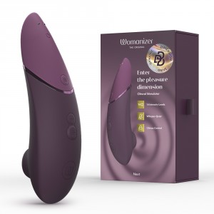Womanizer Next 3D Pleasure Air Stimulator with Climax Control Deep Purple