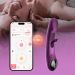 Honey Play Box Tempo Pressure-Sensing App-Controlled Kinky Finger Tapping G-Spot Vibrator Purple