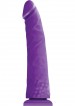 NS Novelties Colours Pleasures THIN 8" Silicone Dildo Purple