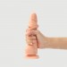 Strap-on-Me Sliding Skin Realistic Dildo White - Medium