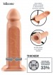 Pipedream Fantasy X-tensions Silicone Performance Hollow Extension Beige 8 Inch HUSH Canada