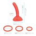 b-Vibe Beginners Strap-On Harness Set with 5-Inch Silicone Dildo Peg