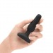 B-Vibe Novice Rechargeable Butt Plug Black HUSH Canada