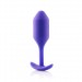 B-Vibe Snug Plug 2 Butt Plug Purple HUSH Canada
