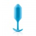 B-Vibe Snug Plug 3 Butt Plug Teal HUSH Canada