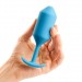 B-Vibe Snug Plug 3 Butt Plug Teal HUSH Canada