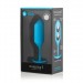 B-Vibe Snug Plug 3 Butt Plug Teal HUSH Canada