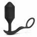 B Vibe Vibrating Snug & Tug Silicone Plug and Cock Ring HUSH Canada 1
