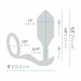 B Vibe Vibrating Snug & Tug Silicone Plug and Cock Ring HUSH Canada 6