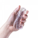 Blush Rize! Squeezy Multi-Textured Chamber Squeezable Clear Stroker