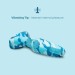 B-Vibe Anal Rimming 2 Plug Blue Camo