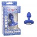 CalExotics Cheeky Gems Small Rechargeable Vibrating Probe Blue
