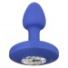 CalExotics Cheeky Gems Small Rechargeable Vibrating Probe Blue