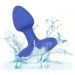 CalExotics Cheeky Gems Small Rechargeable Vibrating Probe Blue