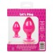 CalExotics Cheeky Plug Set Pink