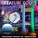 Creature Cocks Makara Glow Silicone Snake Dildo