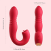 Honey Play Box Joi Thrust 2 App-Controlled Thrusting G-spot Vibrator & Tongue Clit Licker Red