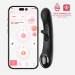 Honey Play Box Tempo Pressure-Sensing App-Controlled Kinky Finger Tapping G-Spot Vibrator Black