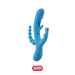 Honey Play Box Trilux App-Controlled Kinky Finger Rabbit Vibrator with Anal Beads Blue