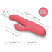 Le Wand Thrust Rechargeable Thrusting Rabbit Vibrator