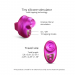 Love to Love KissCool Tapping Stimulator Iridescent Berry