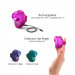 Love to Love KissCool Tapping Stimulator Iridescent Berry