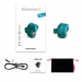 Love to Love KissCool Tapping Stimulator Iridescent Teal