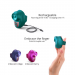 Love to Love KissCool Tapping Stimulator Iridescent Teal