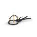 Mystim Plunging Pete eStim Corona Strap with Urethral Sounding Rod
