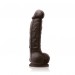 NS Novelties Colours Dual Density Dildo 5" - Dark Brown