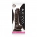 NS Novelties Colours Dual Density Dildo 8" - Dark Brown