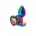 NS Novelties Rear Assets Multicolor Heart Small Rainbow HUSH Canada 