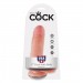 Pipedream King Cock 7" Cock with Balls Beige HUSH Canada