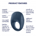 Satisfyer Strong One Rechargeable Vibrating Cock Ring HUSH Canada
