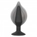 CalExotics Silicone Inflatable Anal Plug Large Black
