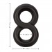 CalExotics Ultra-Soft™ Crazy 8 Dual Silicone Cock Ring