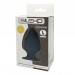 SilexD Dual Density Silicone Model 1 Black Butt Plug 5" Inches Large