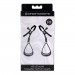 Sportsheets Velvet Noir Tuggable Nipple Clamps
