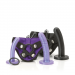 Tantus Bend Over Intermediate Kit Strap on Harness and Dildo Purple