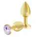 Rianne S Booty Plug Set 2 Pack Gold