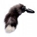 Tailz Frisky Grey Faux Fur Fox Tail Anal Plug